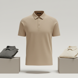 Technical Minimalist Stretch Polo